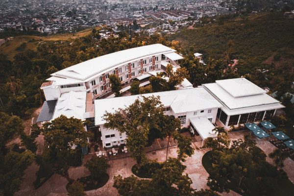 A drone shot of Cebu Jesuit Retreat House